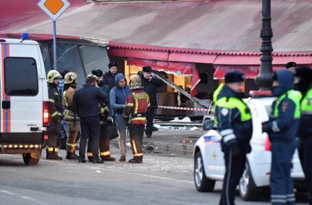 Russian authorities detain suspect over St. Petersburg cafe blast