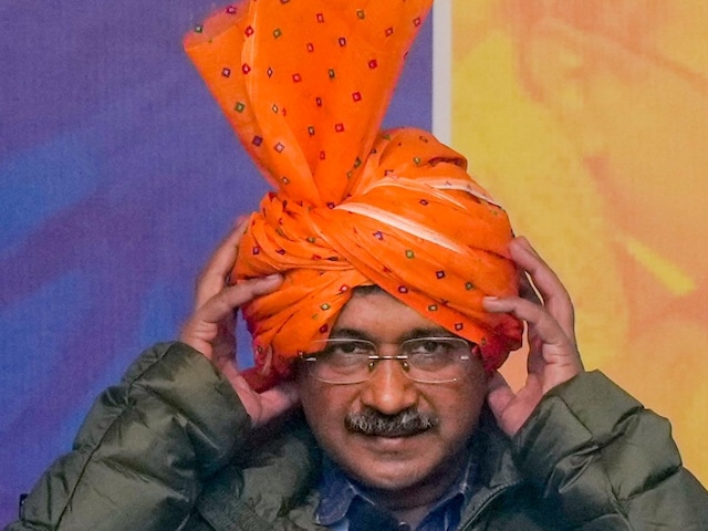 AAP national convener Arvind Kejriwal during a press conference in New Delhi. (PTI photo)