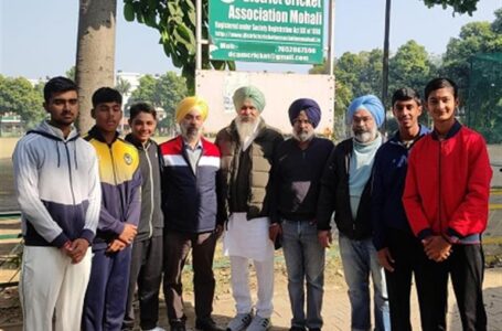 Five Mohali Players Selected for Punjab U-16 Men’s Team for Vijay Merchant Trophy 2025–26